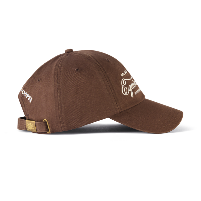 Holland Cooper Equine Club Cap - Chocolate-1