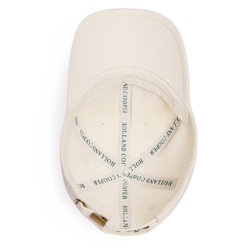 Holland Cooper Equine Club Cap - Racing Green Ecru-4
