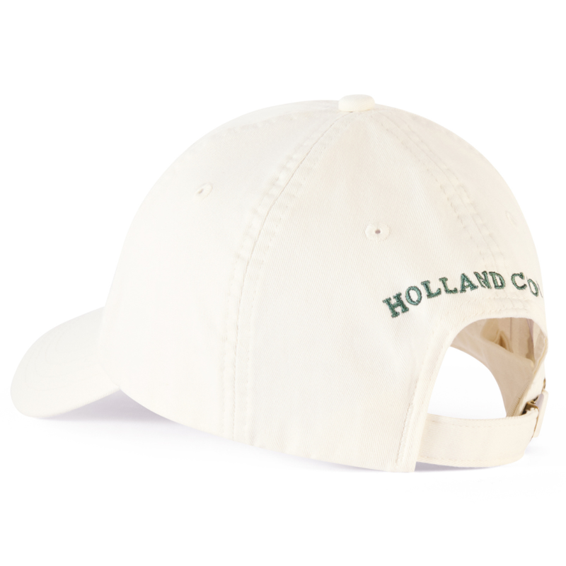 Holland Cooper Equine Club Cap - Racing Green Ecru-3