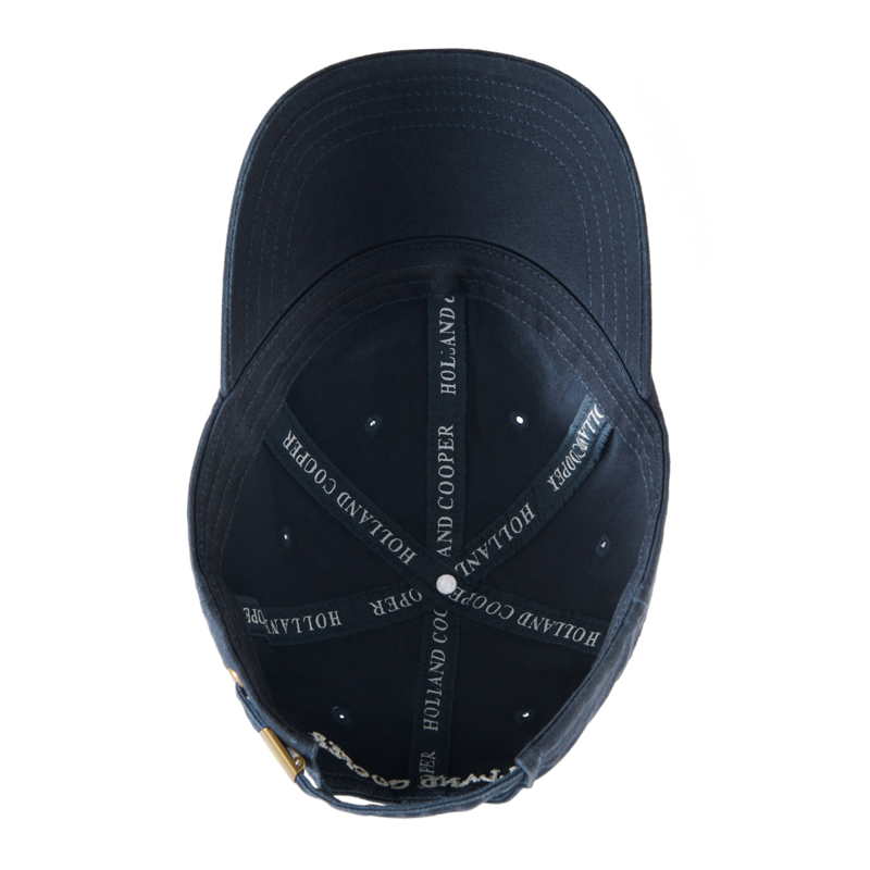 Holland Cooper Equine Club Cap - Ink Navy Ecru-4
