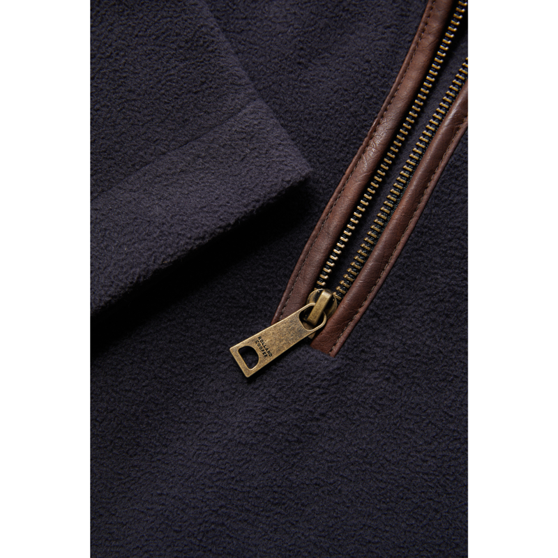 Holland Cooper Men's Country Fleece Quarter Zip - Ink Navy-7