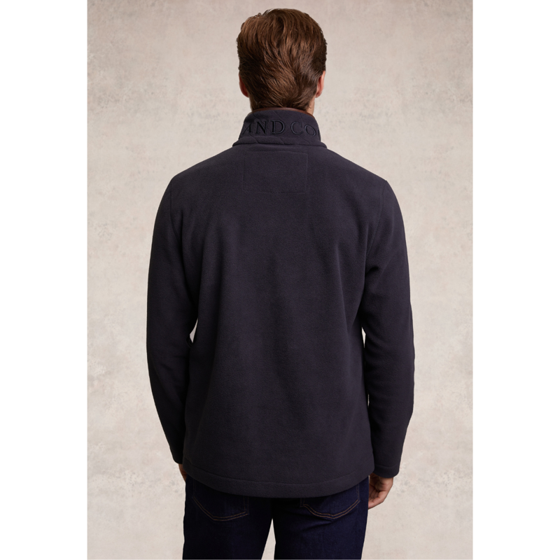 Holland Cooper Men's Country Fleece Quarter Zip - Ink Navy-1