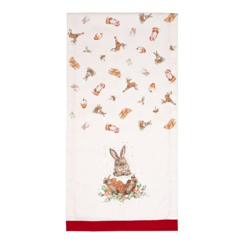 Wrendale Designs 'Winter Woodland' Christmas Fabric Table Runner