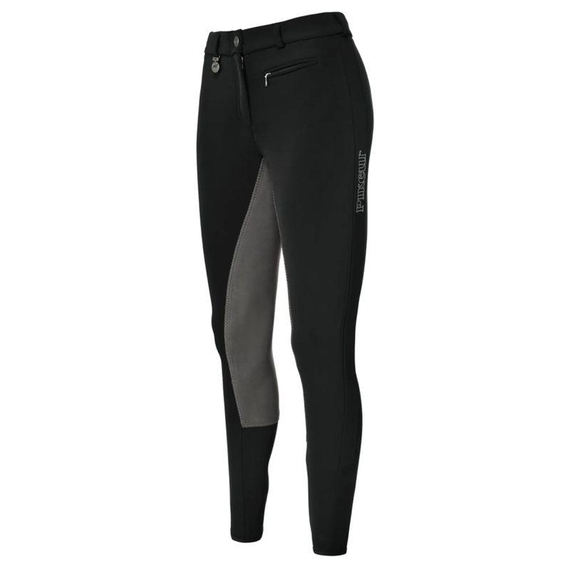 Pikeur Ladies Lucinda Softshell Breeches - Black/Grey