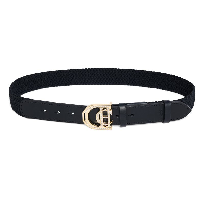 Holland Cooper Stirrup Heritage Belt - Black Crystal-5