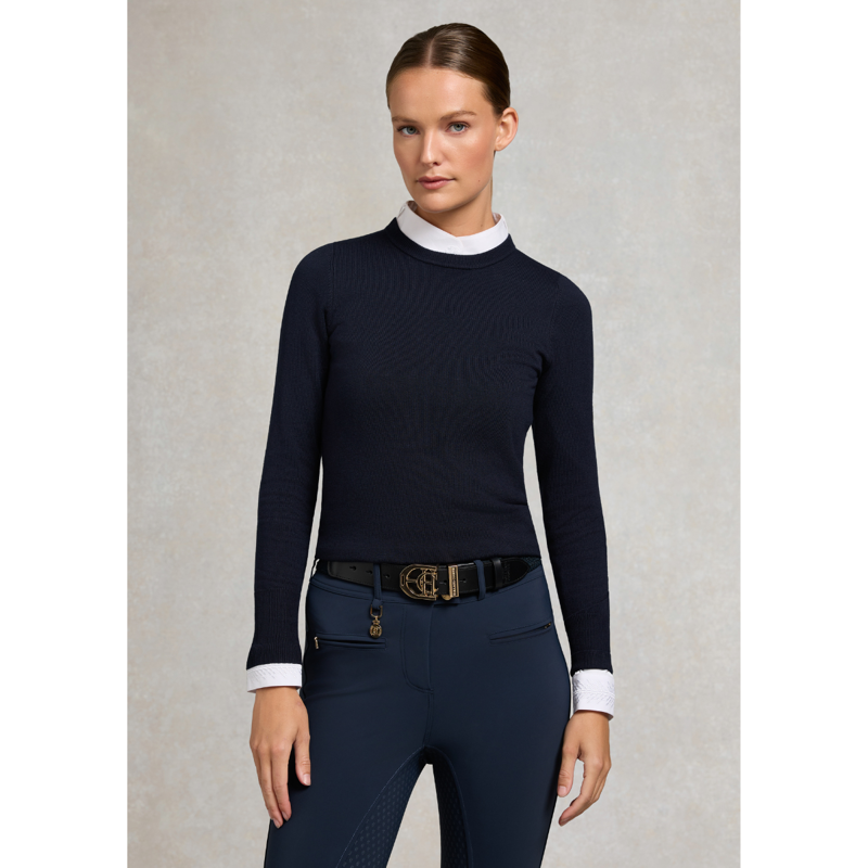 Holland Cooper Stirrup Heritage Belt - Ink Navy-4