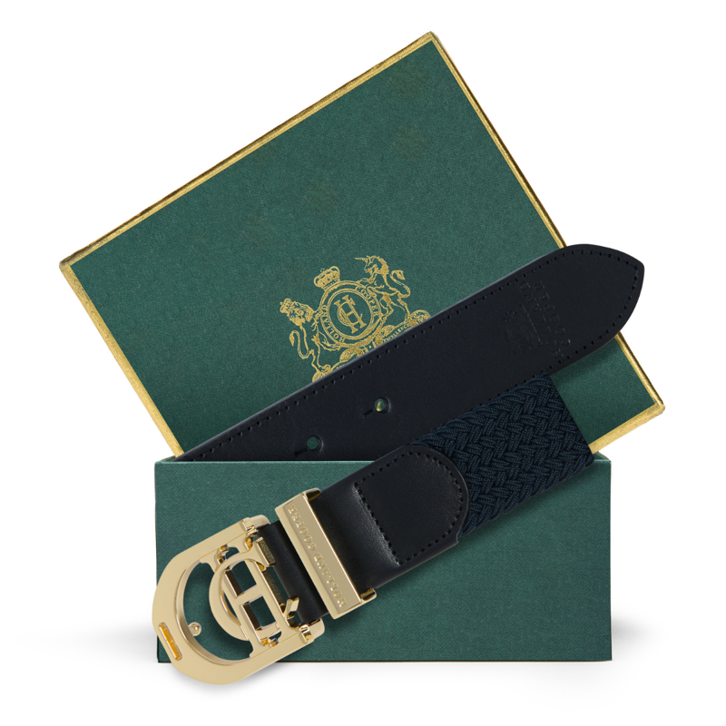 Holland Cooper Stirrup Heritage Belt - Ink Navy