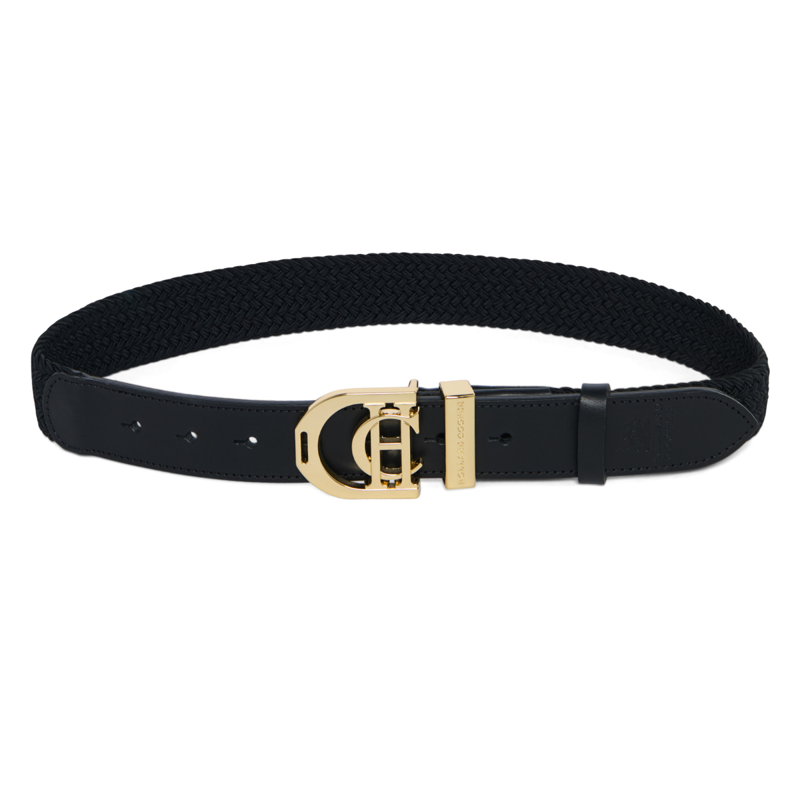 Holland Cooper Stirrup Heritage Belt - Black-1