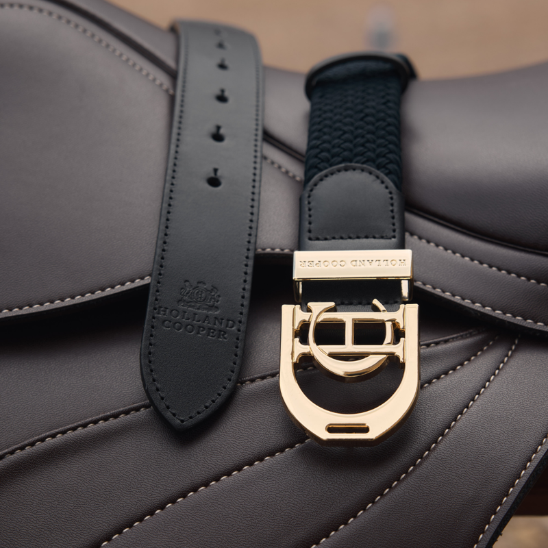 Holland Cooper Stirrup Heritage Belt - Black-5