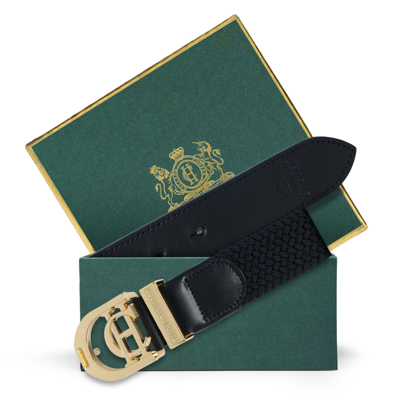 Holland Cooper Stirrup Heritage Belt - Black