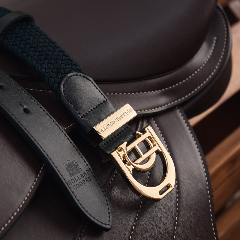 Holland Cooper Stirrup Heritage Belt - Black-4