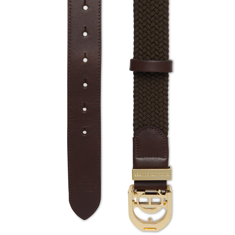 Holland Cooper Stirrup Heritage Belt - Chocolate-2