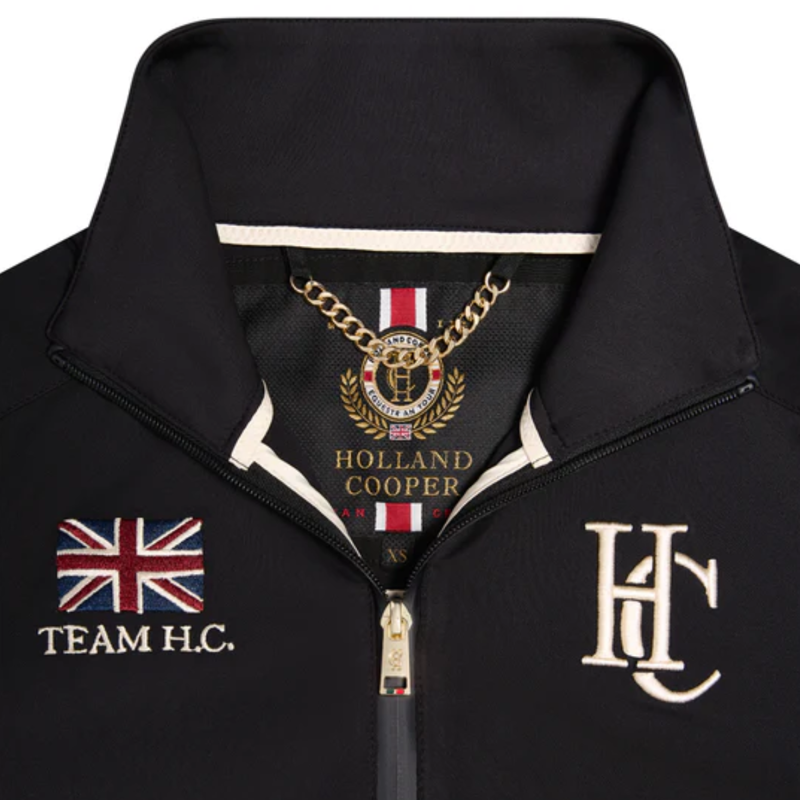 Holland Cooper Rocana Zip Through Softshell - Black-5