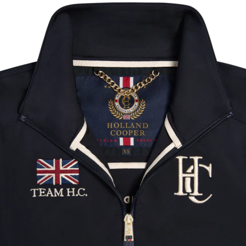 Holland Cooper Rocana Zip Through Softshell - Ink Navy-6
