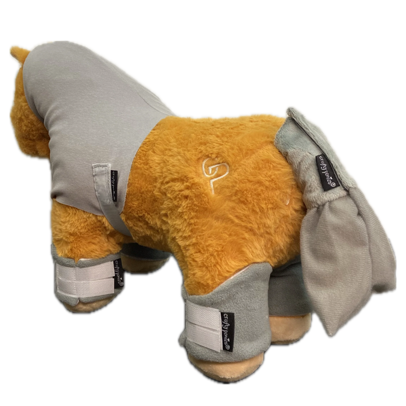 Crafty Ponies Travel Rug Set - Grey