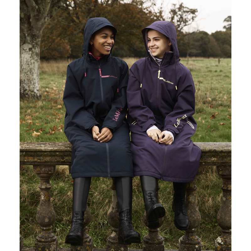 LeMieux Young Rider HydroShield Robe - Navy-5