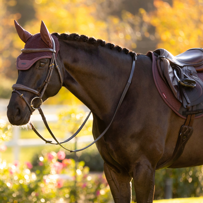 LeMieux Essence Fly Hood - Damson-3