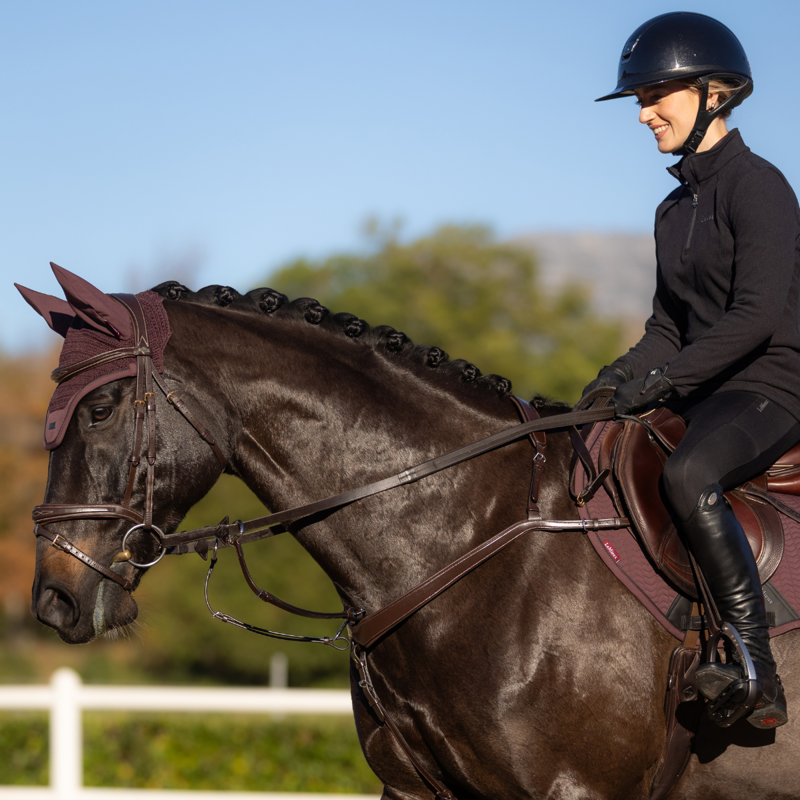 LeMieux Essence Fly Hood - Damson-2