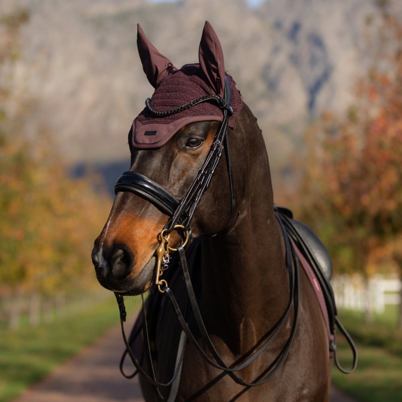 LeMieux Essence Fly Hood - Damson-1