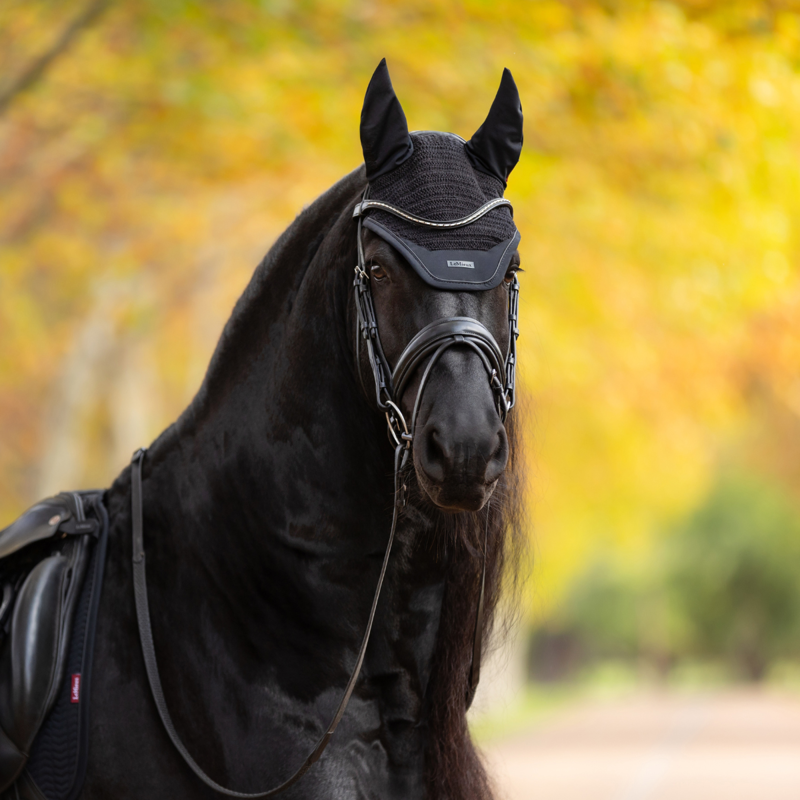 LeMieux Essence Fly Hood - Black-2