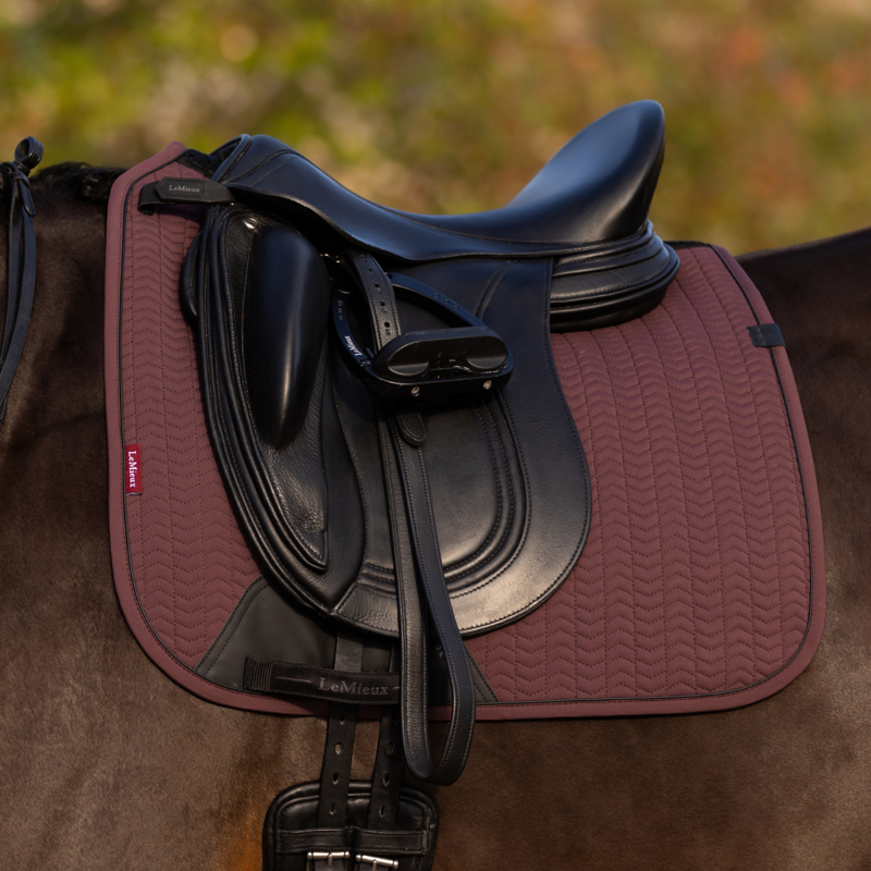 LeMieux Essence Dressage Square - Damson-1
