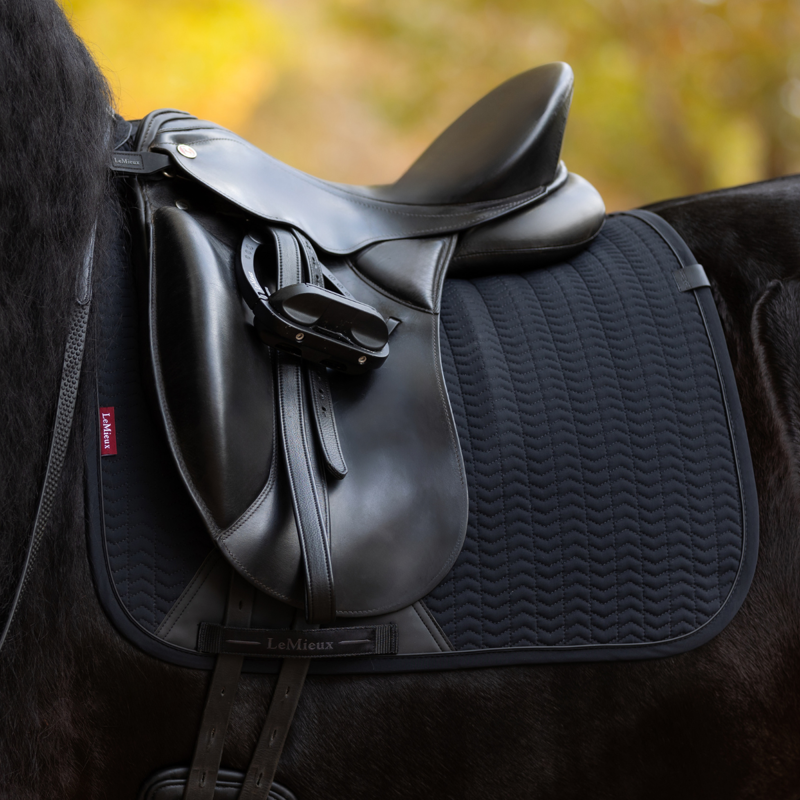 LeMieux Essence Dressage Square - Black-1