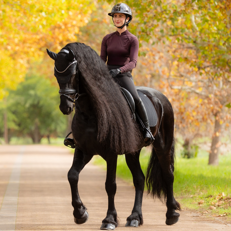 LeMieux Essence Dressage Square - Black-5