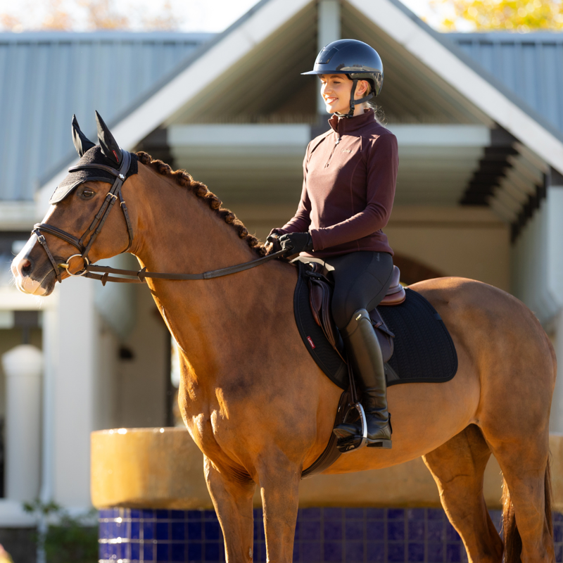 LeMieux Essence Eurojump Square - Black-2