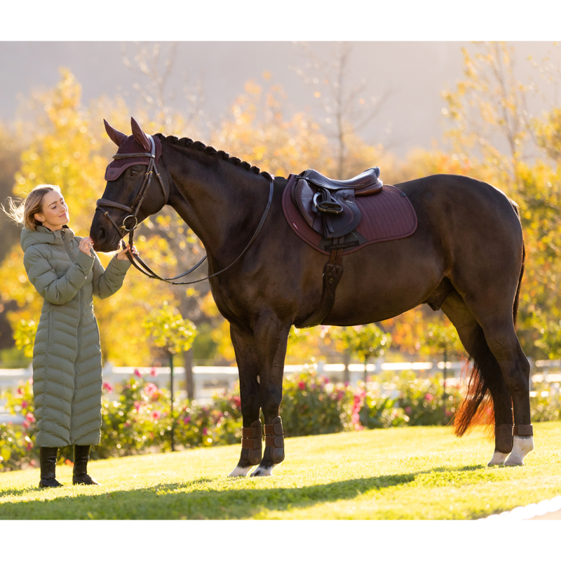 LeMieux Essence Eurojump Square - Damson-2