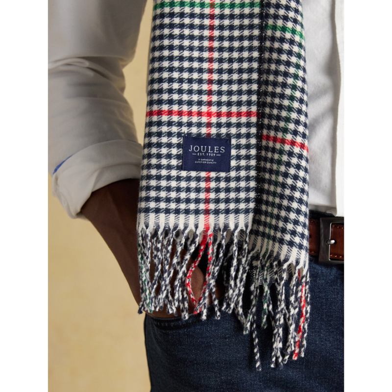 Joules Men's Langtree Scarf - Cream/Navy-5