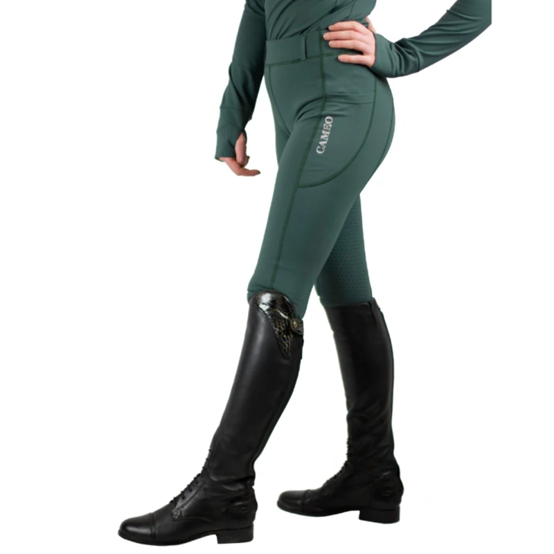 Cameo Ladies Thermo Tights - Hunter Green
