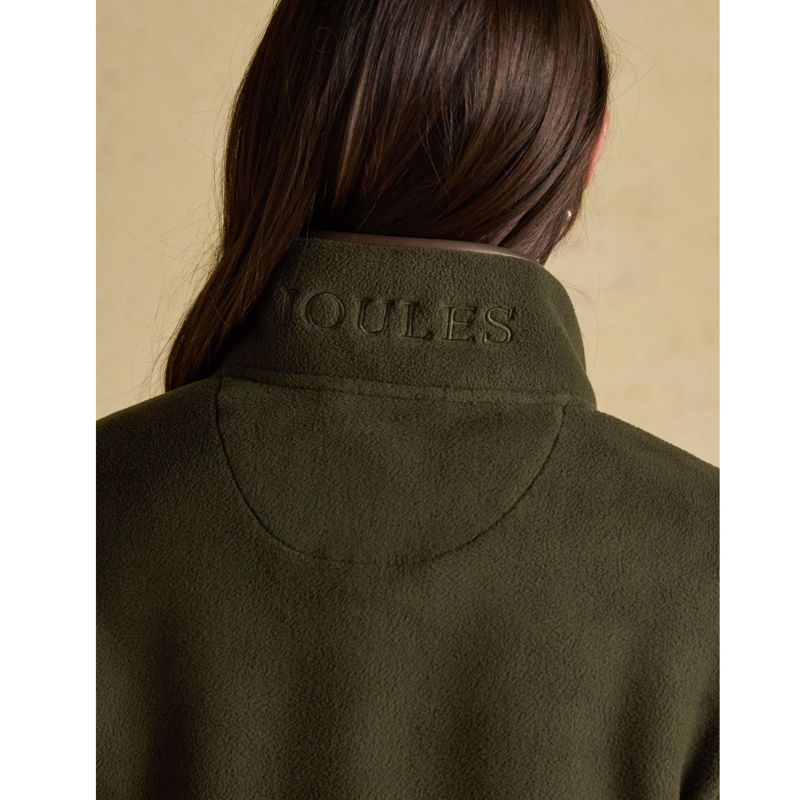 Joules Ladies Heritage Full Zip Through Fleece - Green-5
