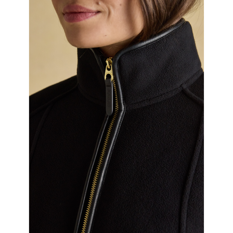 Joules Ladies Heritage Full Zip Through Fleece - Black-7