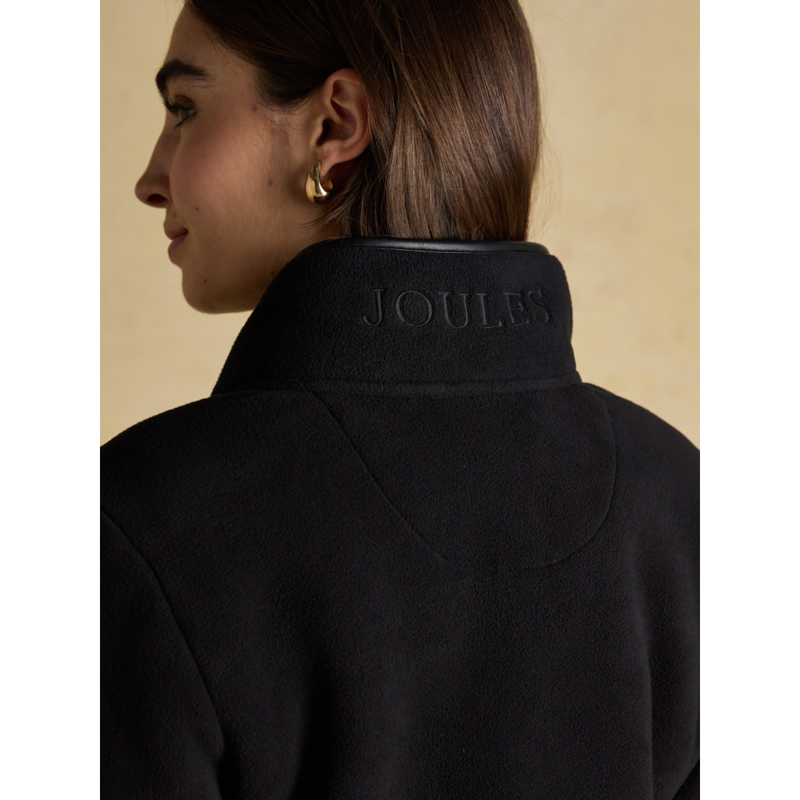Joules Ladies Heritage Full Zip Through Fleece - Black-5