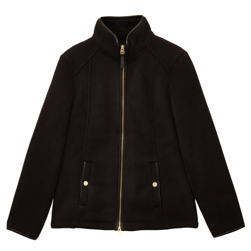 Joules Ladies Heritage Full Zip Through Fleece - Black