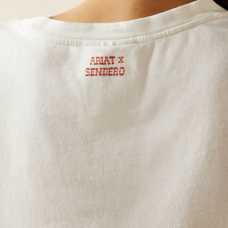 Ariat Women's Sendero Yeehaw T-Shirt - White-4