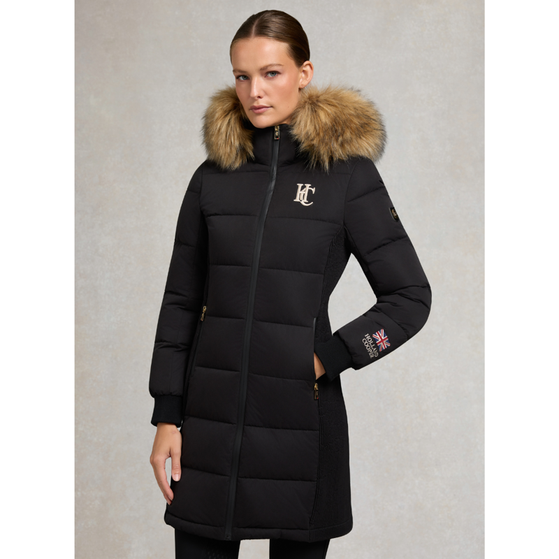 Holland Cooper Team Padded Coat - Black
