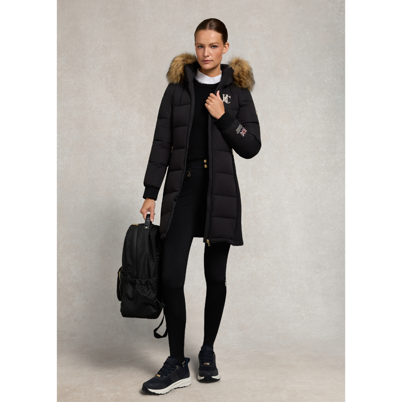 Holland Cooper Team Padded Coat - Black-3