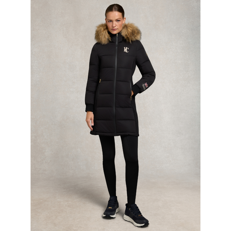 Holland Cooper Team Padded Coat - Black-1