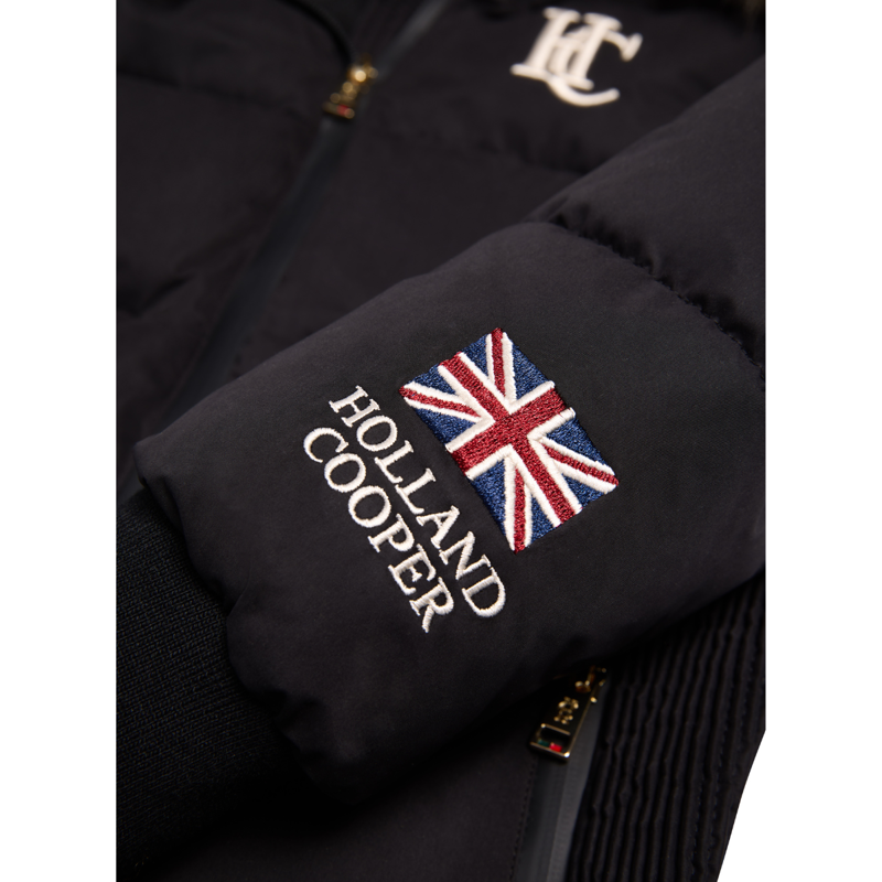 Holland Cooper Team Padded Coat - Black-7