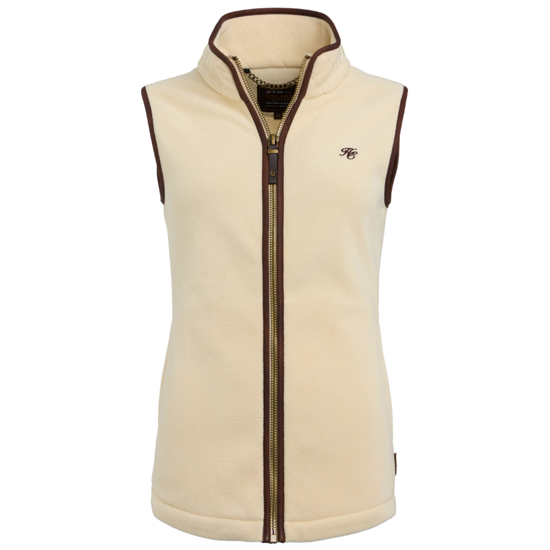 Holland Cooper Country Fleece Gilet - Cream-3