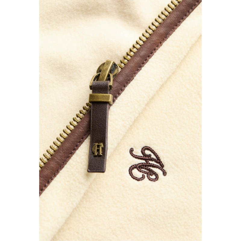 Holland Cooper Country Fleece Gilet - Cream-9