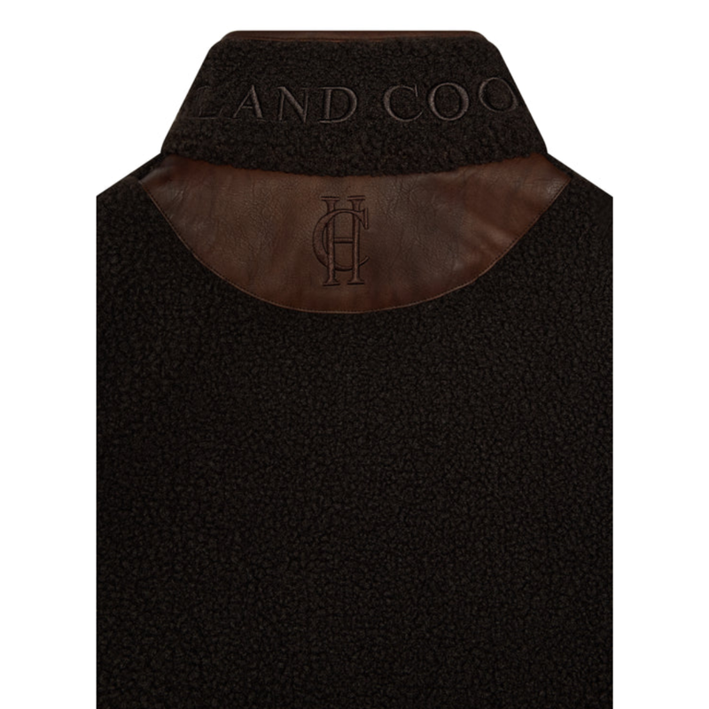Holland Cooper Country Fleece Gilet - Chocolate Borg-8