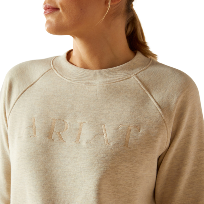 Ariat Women's Martine Sweatshirt - Pelican Heather-2