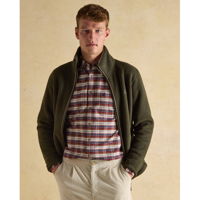 Joules Men's Heritage Full Zip Fleece - Dark Green-11