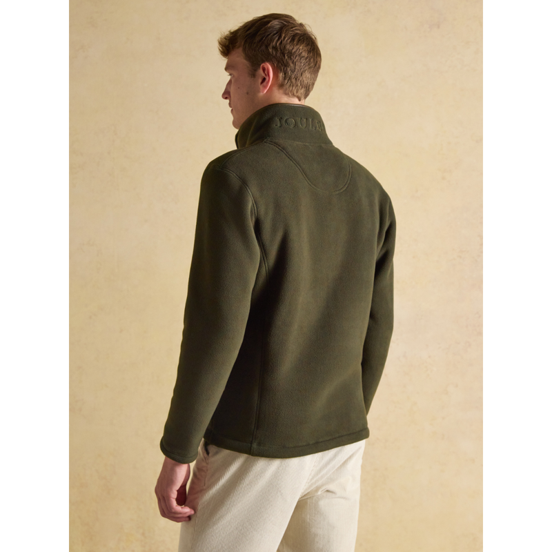 Joules Men's Heritage Full Zip Fleece - Dark Green-2