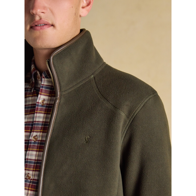 Joules Men's Heritage Full Zip Fleece - Dark Green-7