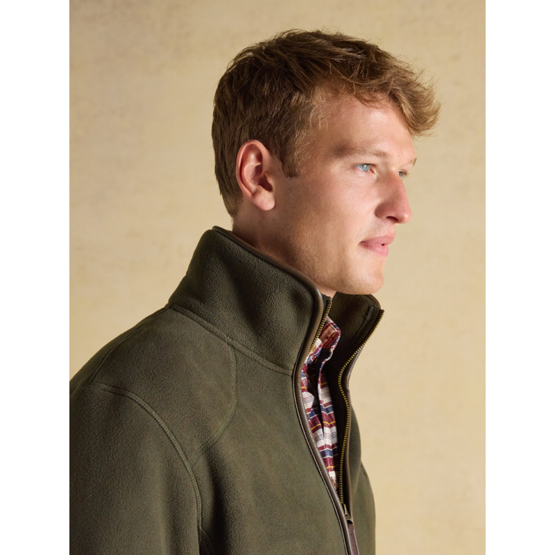 Joules Men's Heritage Full Zip Fleece - Dark Green-6