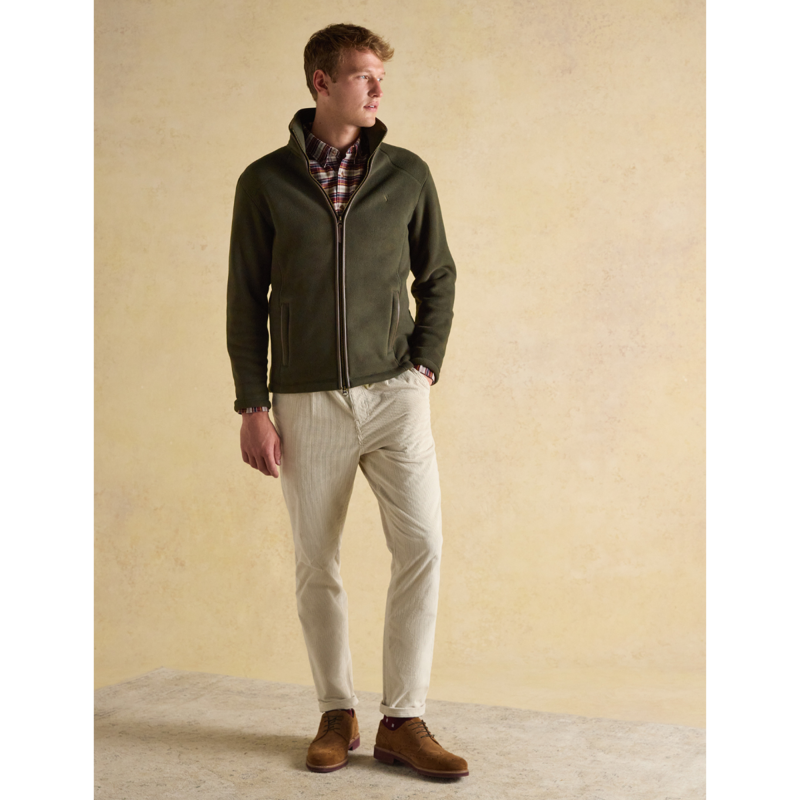 Joules Men's Heritage Full Zip Fleece - Dark Green-3