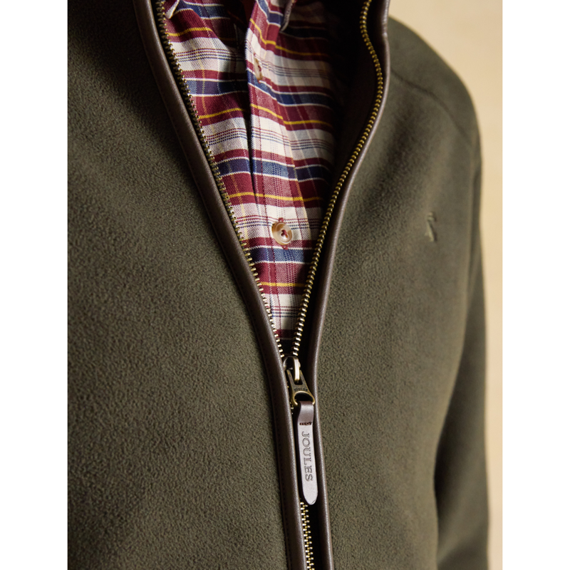 Joules Men's Heritage Full Zip Fleece - Dark Green-4